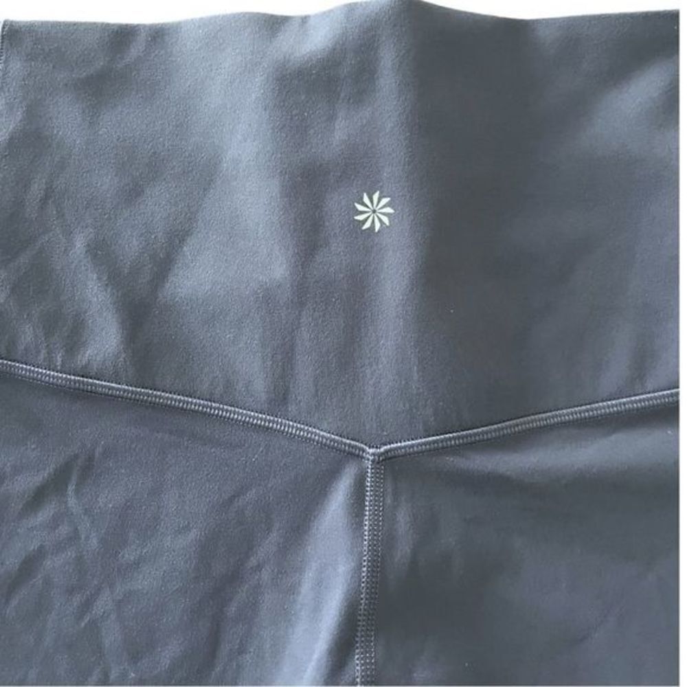 Athleta Salutation Stash Pocket II Capri Leggings Medieval Violet‎ Size 3X - Picture 8 of 11